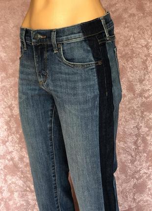Укорочені джинси з лампасами banana repablic girlfriend оригінал