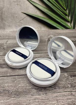 Увлажняющий тональный крем-кушон missha magic cushion moist up spf50 + / pa +++