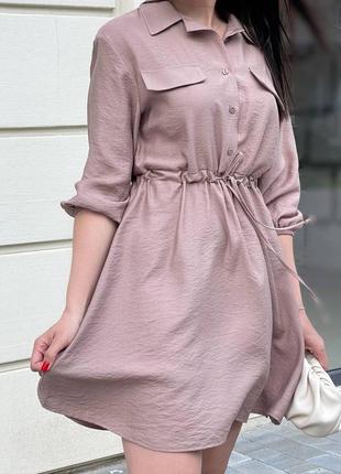 Платье жатка на каждый день легкое качественное