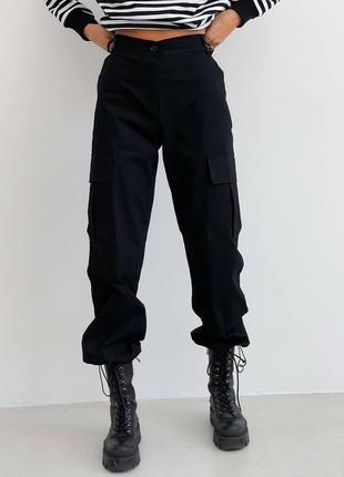 Брюки карго женские коттоновые разм. s-l