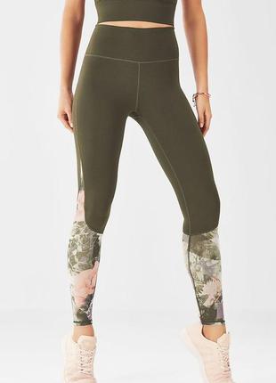 Комбинированные спортивные лосины fabletics