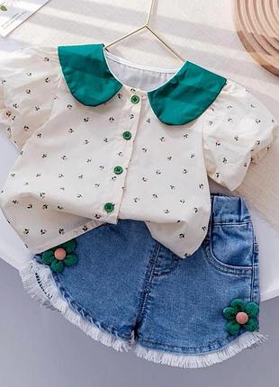 Летний костюм для девочки