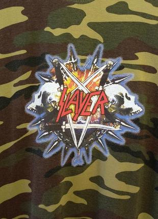 Винтажная туровая футболка slayer the unholy alliance tour chapter iii 2008 мерч винтаж 2000х y2k thrash speed metal rock трэш спид метал рок xl l6 фото