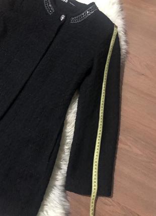 Шикарный твидовый пиджак жакет пальто бренда zara6 фото
