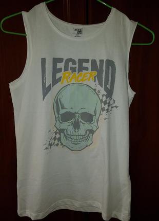 Майка волшебная хамелеон defacto с черепом, рисунок меняется на солнце 8-10 лет