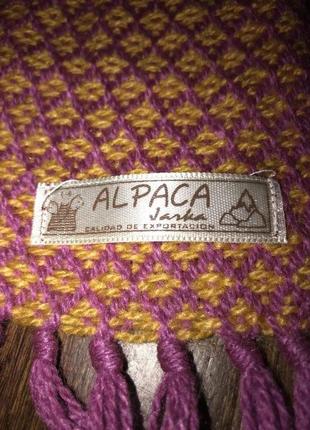 Теплейший шарф из альпаки от alpaca jarka!2 фото