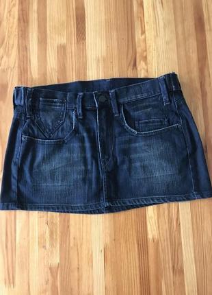 Джинсовая юбка,короткая юбка, юбка levis