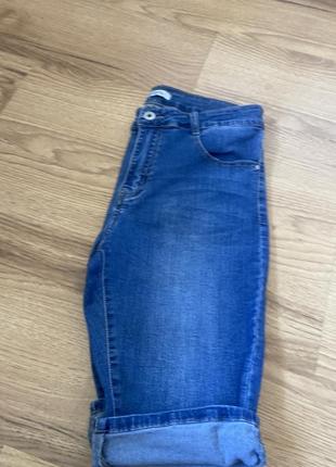 Шорти джинсові довгі4 фото