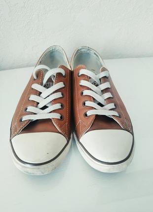 Женские кеды converse, натуральная кожа2 фото