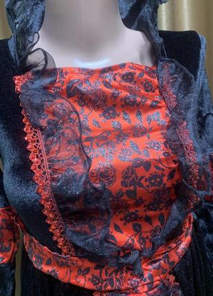 Карнавальное платье феи волшебницы, колдуньи, ведьмочки размер xxs xs9 фото