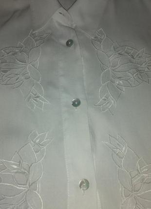 Белая блузка,винтаж,техника "решилье".