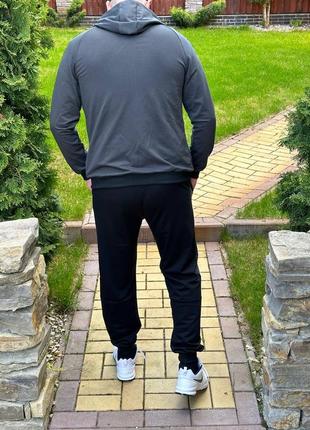 Качественный мужской спортивный костюм кофта на замке и брюки, набор спортивный штаны и кофта4 фото