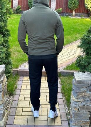 Качественный мужской спортивный костюм кофта на замке и брюки, набор спортивный штаны и кофта8 фото
