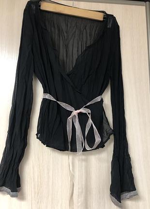 Блуза на запах, sisley,m