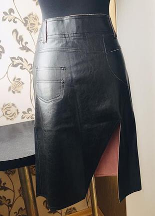 Ferre оригинал новая кожаная юбка с этикеткой