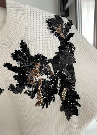 Светер кофта h&amp;m с пайетками 9