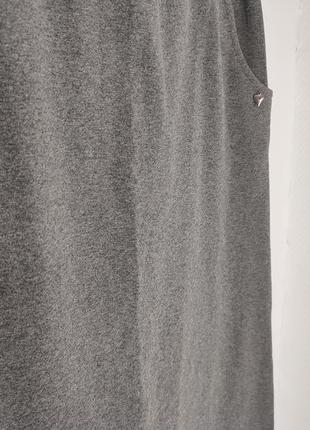 Классная длинная юбка машинная вязка двухнить весенняя осенняя2 фото