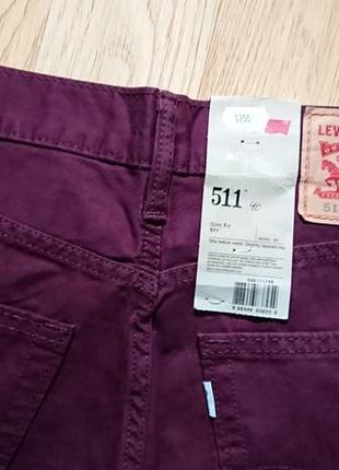 Брендовые фирменные легкие летние демисезонные джинсы levi's 511,оригинал,новые с бирками,размер 32/34.4 фото