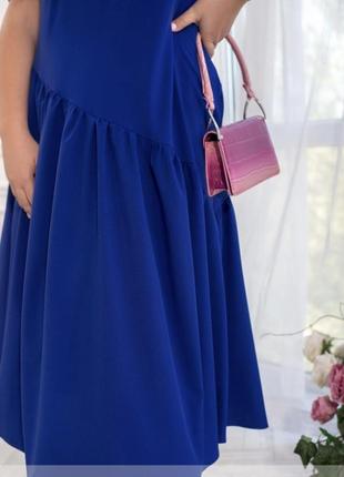 Элегантное монохромное платье макси, разные цвета 💕3 фото
