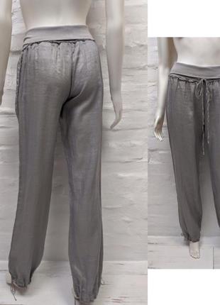 Nile оригинальные брюки из льна3 фото