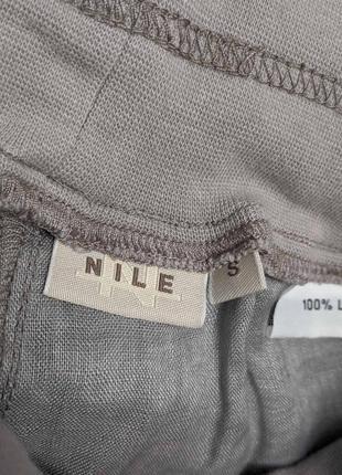 Nile оригинальные брюки из льна2 фото