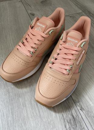 Кроссовки мужские reebok cl leather