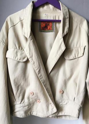 Стильный винтажный жакет куртка2 фото