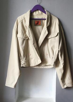 Стильный винтажный жакет куртка