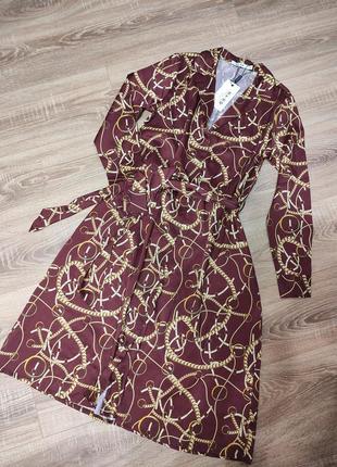 Стильное эффектное платье в стиле zara новое с бирками, платочный принт4 фото