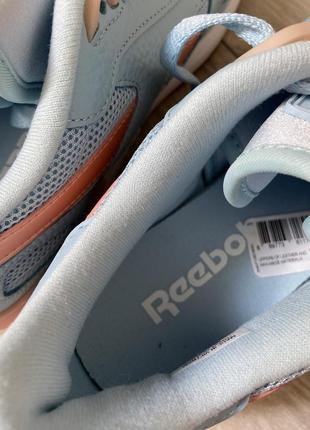 Кроссовки мужские reebok cl leather blue5 фото