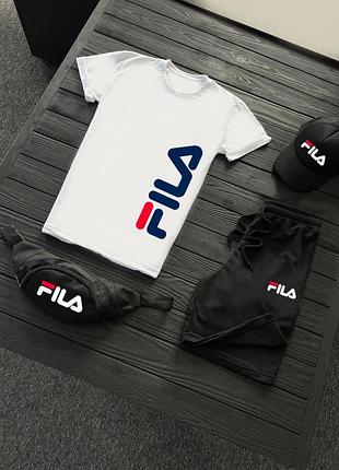 4в1 летний мужской спортивный трикотажный костюм fila1 фото