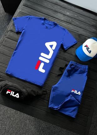 4в1 летний мужской спортивный трикотажный костюм fila