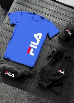 4в1 летний мужской спортивный трикотажный костюм fila1 фото