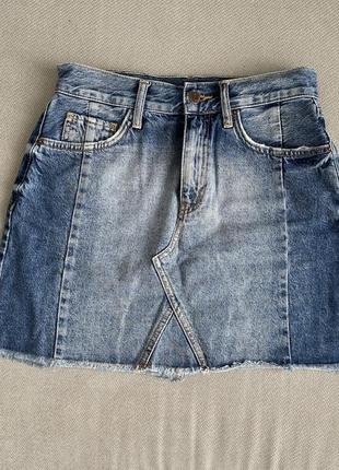 Стильная джинсовая юбка colin's 36 размер