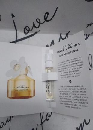 Daisy marc jacobs eau so intense 1.2ml,пробник парфумованний