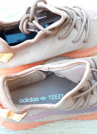 Кросівки adidas yeezy boost 350 brown grey orange6 фото