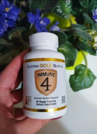 Immune4 california gold nutrition zinc d3 c витамин с д3 цинк селен1 фото