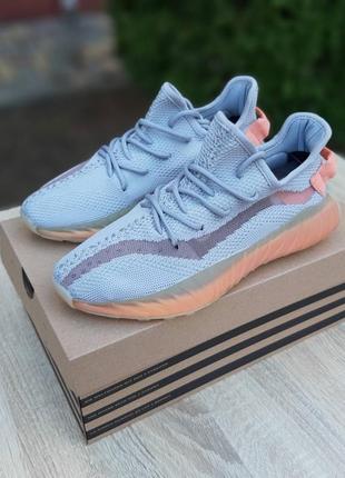 Кросівки adidas yeezy boost 350 grey orange