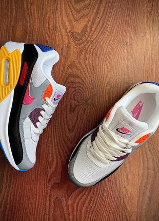 Кросівки жіночі nike air max 90 white & gray