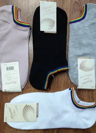 Женские носки короткие "корона", 36-41