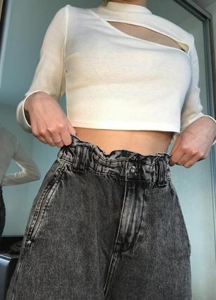 Джинсы мом zara