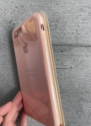 Чехол на iphone 7+, 8+ розовый2 фото