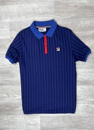 Fila polo футболка м размер синяя оригинальная2 фото