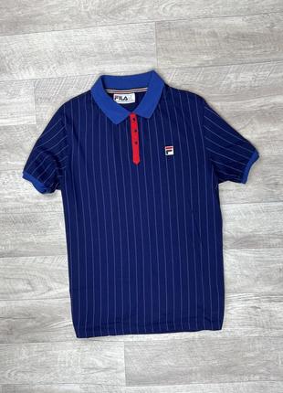 Fila polo футболка м размер синяя оригинальная