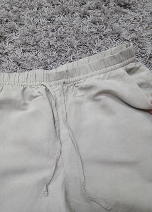 Льняные лёгкие брюки h&m4 фото