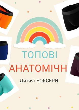 Детские анатомические трусы боксеры intimate 2.0