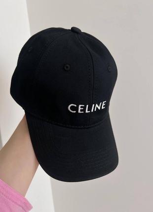 Кепка/бейсболка celine черная