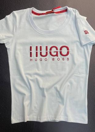 Exclusive 1:1 ,жіноча літня футболка у стилі "hugo boss"❤️розмір  xl