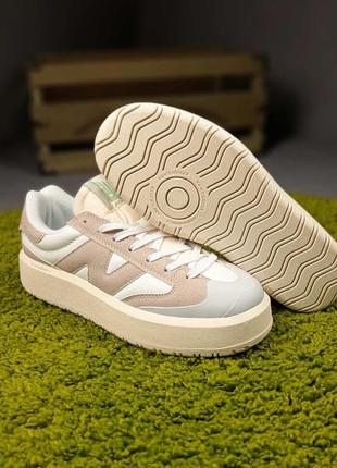 Кросівки new balance ct302 white beige grey3 фото