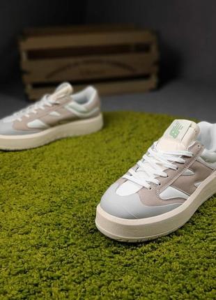 Кросівки new balance ct302 white beige grey4 фото